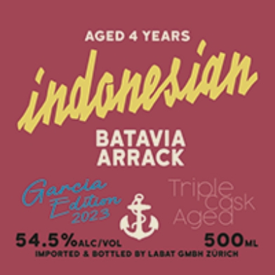 J.B.L Limited Batavia Arrack Garcia Edition 2023