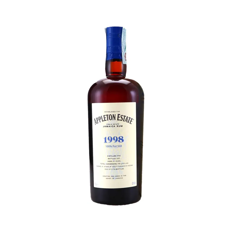 Appleton Estate Hearts Collection 1998 100% Pot Still Rum, 63% 70cl