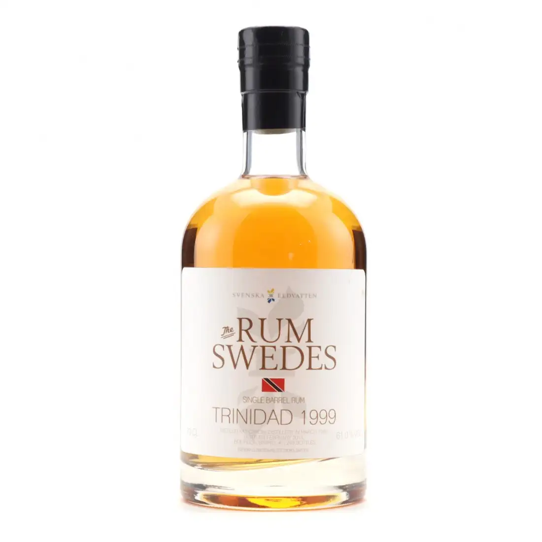 Rum Swedes  -RARE BOTTLE- Caroni  , 61% 70cl