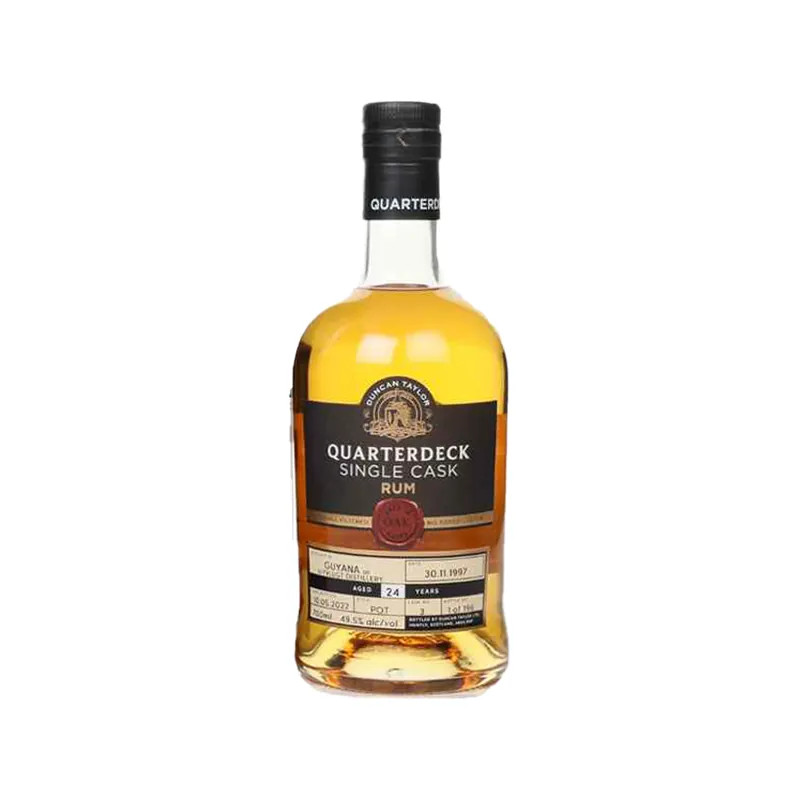 Duncan Taylor - Quarterdeck Guyana 24 Year Old  Uitvlugt Distillery, 49.5% 70cl