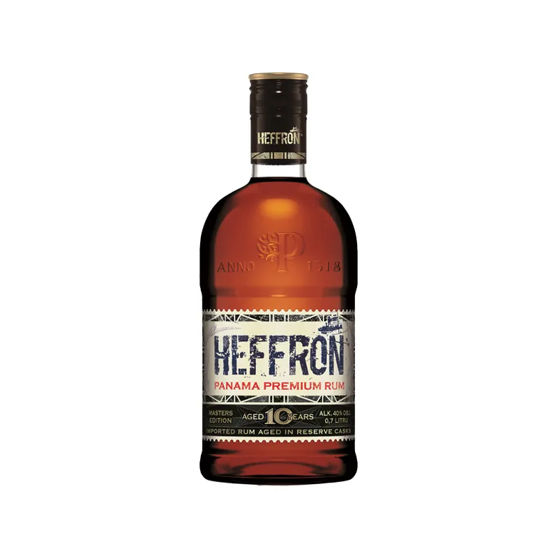 Heffron  10 Year Old  Panama Rum, 40% 20cl