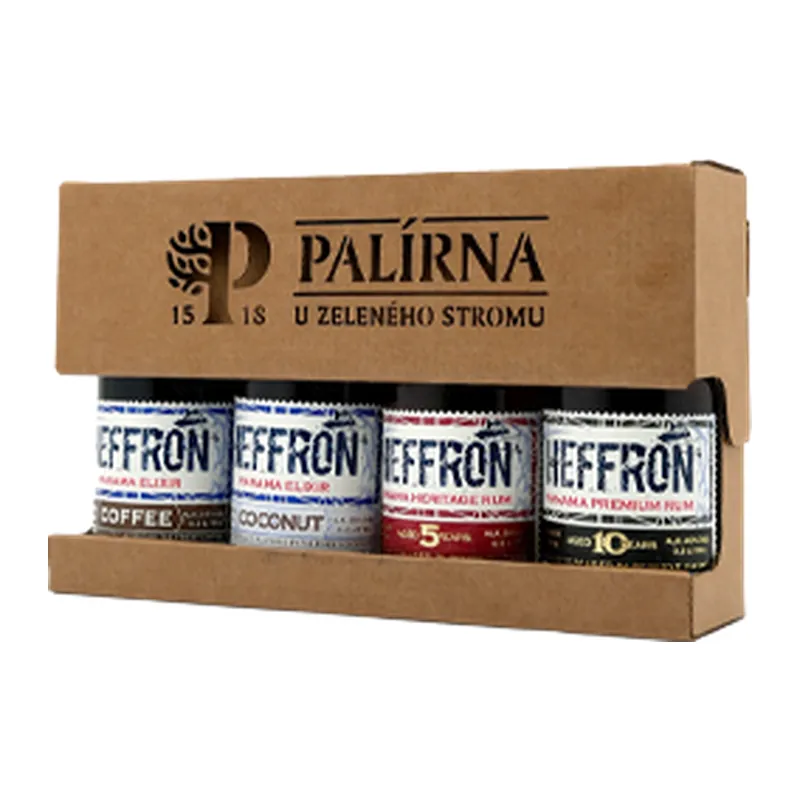 Heffron  Tasting Set 4x0.2l Panama Rum,  80cl