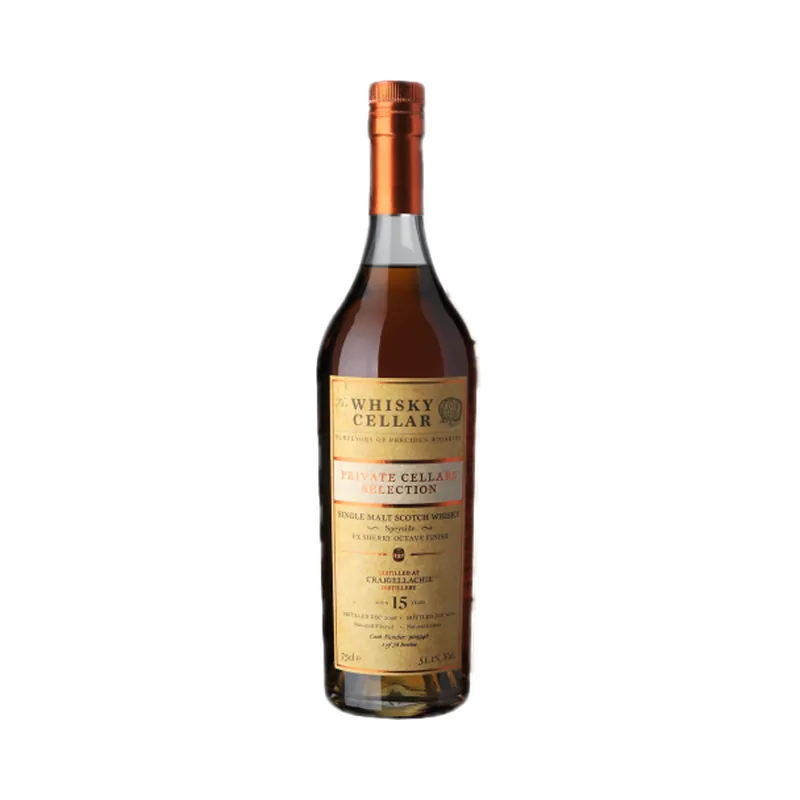 The Whisky Cellar Craigellachie 15 Year Old Single Malt, 51% 75cl