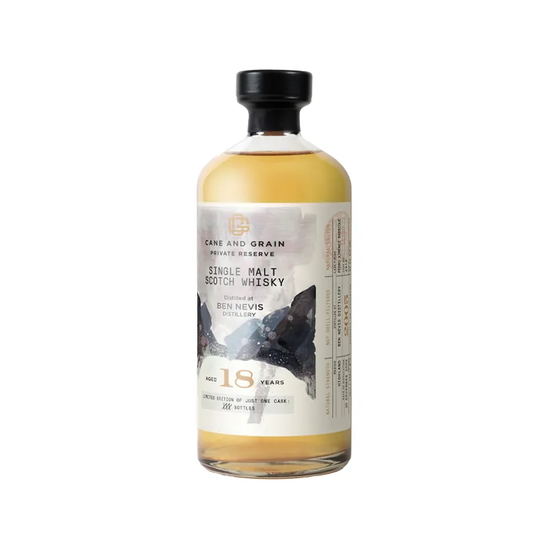 Cane & Grain Private Reserve Ben Nevis 18 Year Old Single Malt, 49.6% 70cl