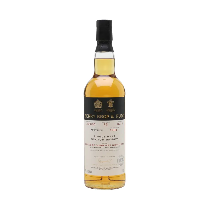 Berry Bros. & Rudd Braes of Glenlivet Distilled 1994 Bottled 2018, 57.1% 70cl