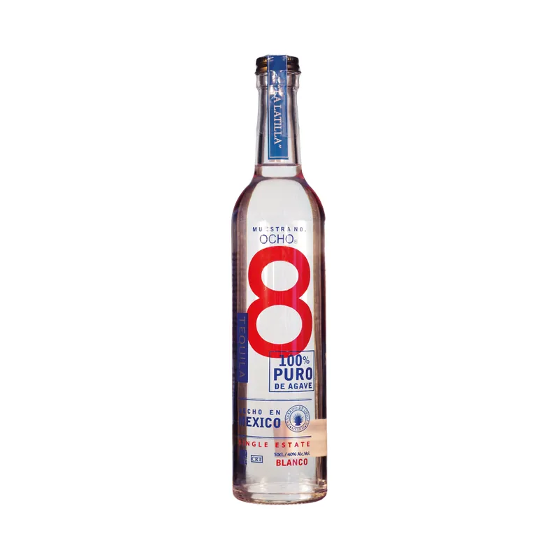 Ocho Blanco Tequila, 40% 50cl