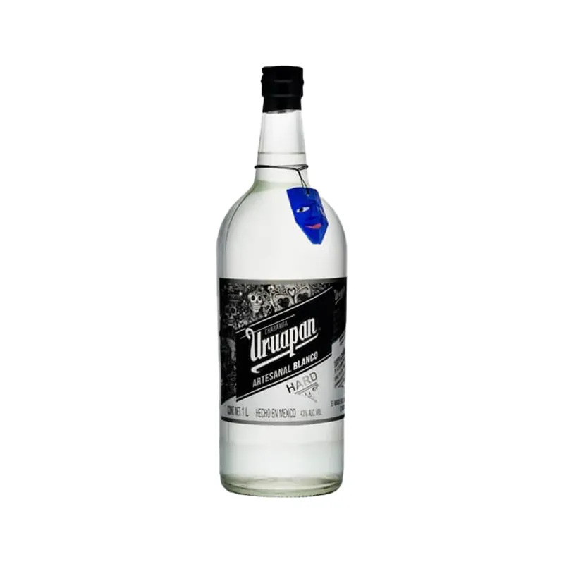 Charanda Uruapan Artensanal Blanco Hard, 43% 1 Liter