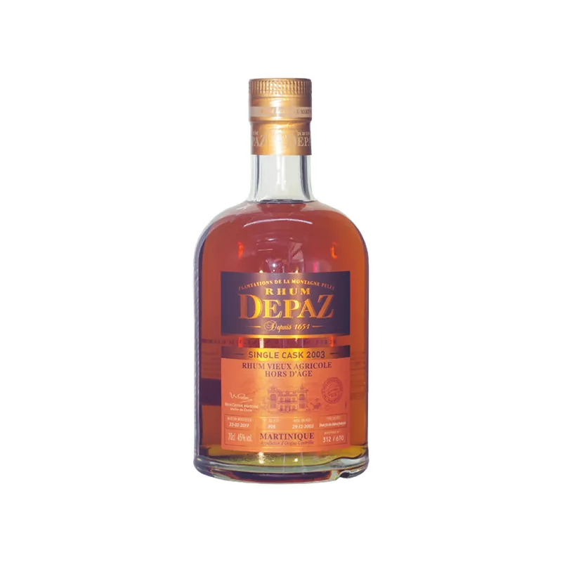 Depaz  Single Cask Rhum Agricole, 45% 70cl