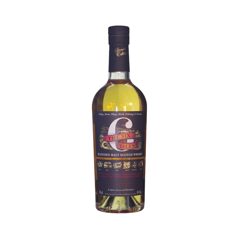 The Six Isles  Blended Malt Whisky, 43% 70cl