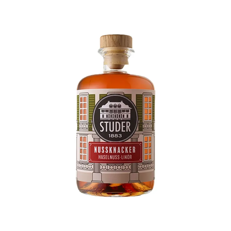 Studer Nussknacker Haselnusslikör, 28% 50cl