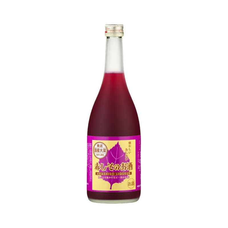 Aka Shiso Likör mit rotem Shiso, 8% 72cl