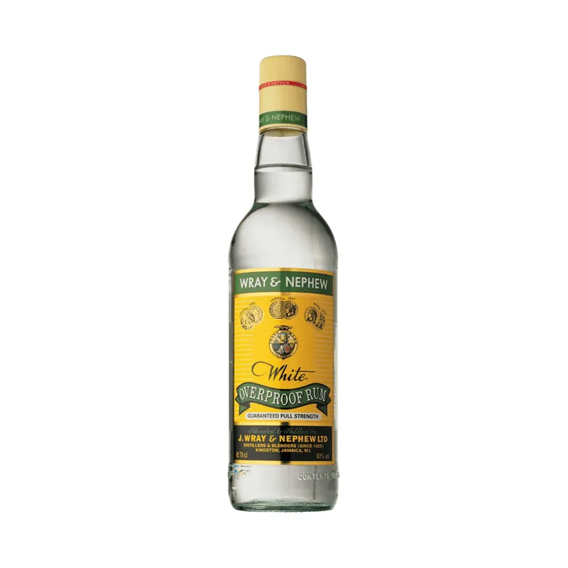 Wray & Nephew's  Overproof Rum, 63% 70cl