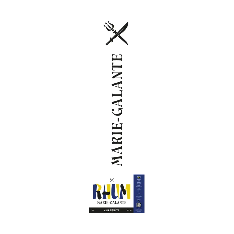 Cave Guildive Marie Galante 4 ans Bielle, 57% 70cl