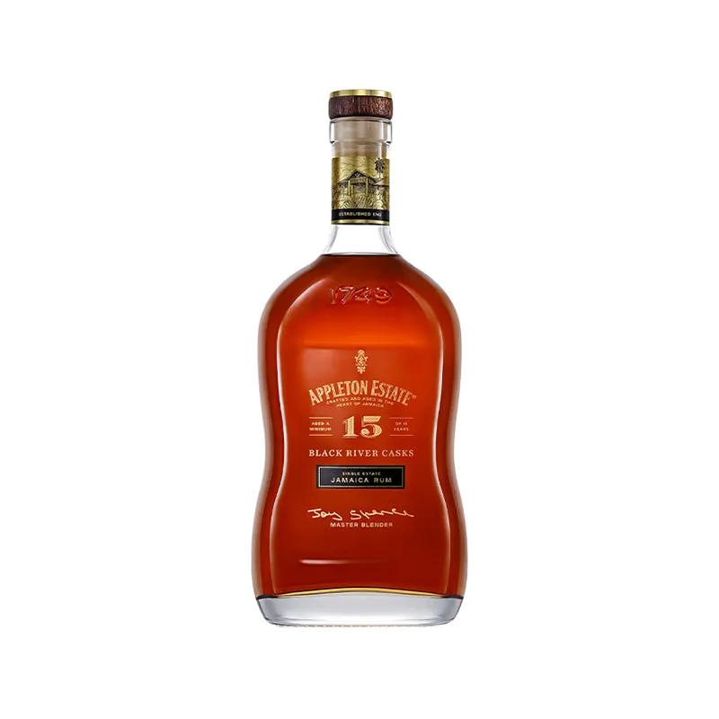 Appleton Estate   15 Year Old Black River Casks Rum, 43% 70cl