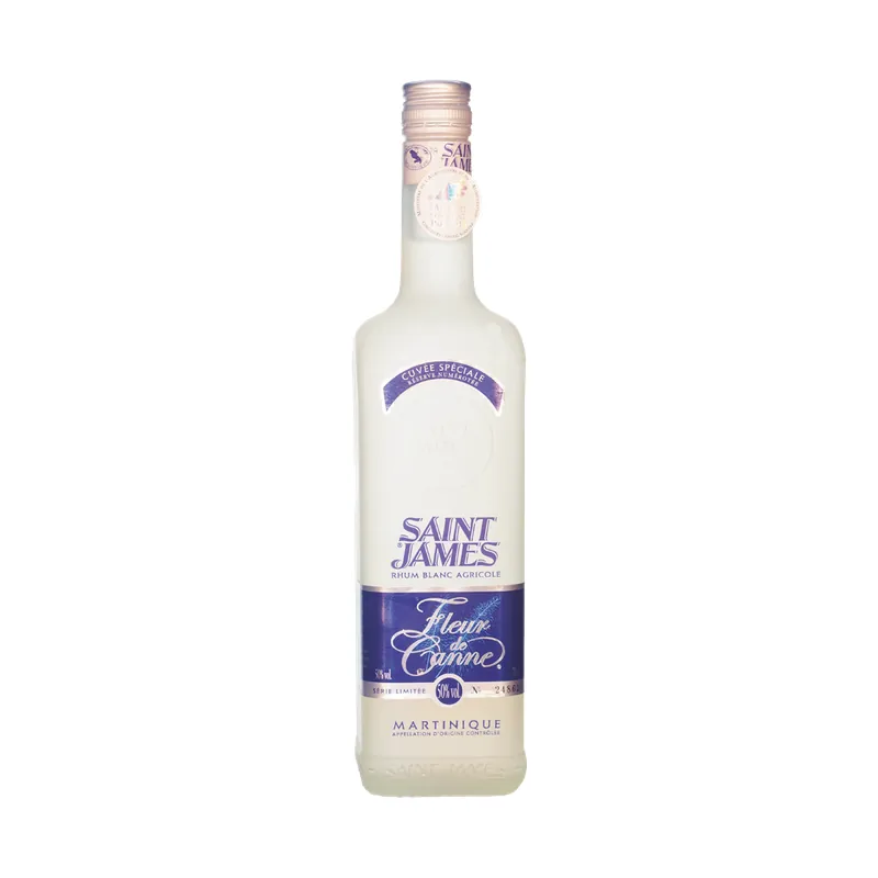 Saint James  Fleur de Canne Blanc Rhum Agricole, 50% 70cl