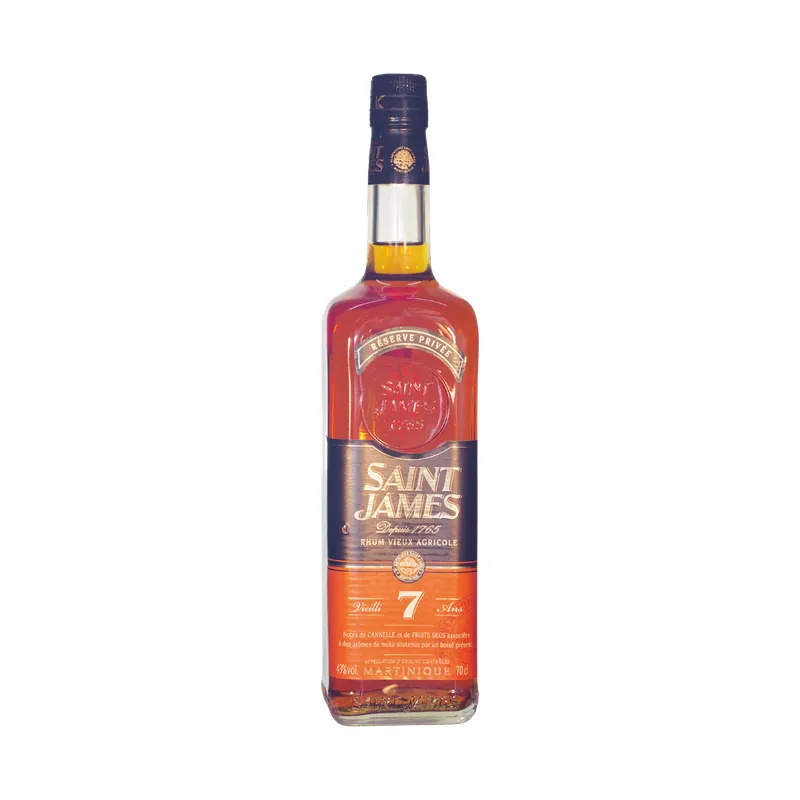 Saint James 7 Ans Rhum Agricole, 43% 70cl