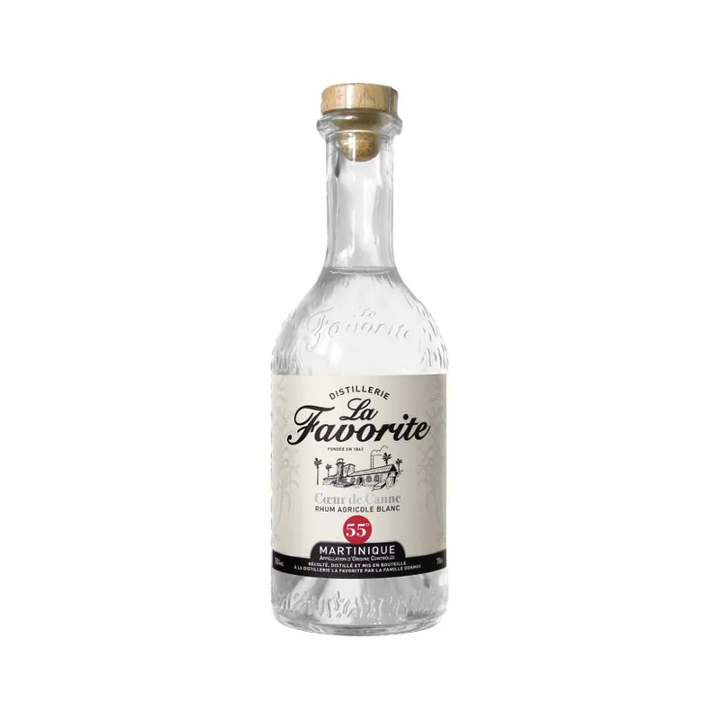 La Favorite  Coeur De Canne Blanc 55% Rhum Agricole, 55% 70cl
