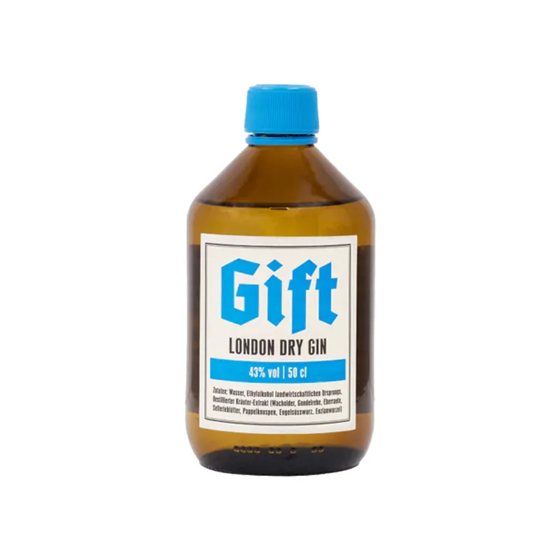 Stadtbrennerei Basel Gift London Dry Gin, 43% 50cl