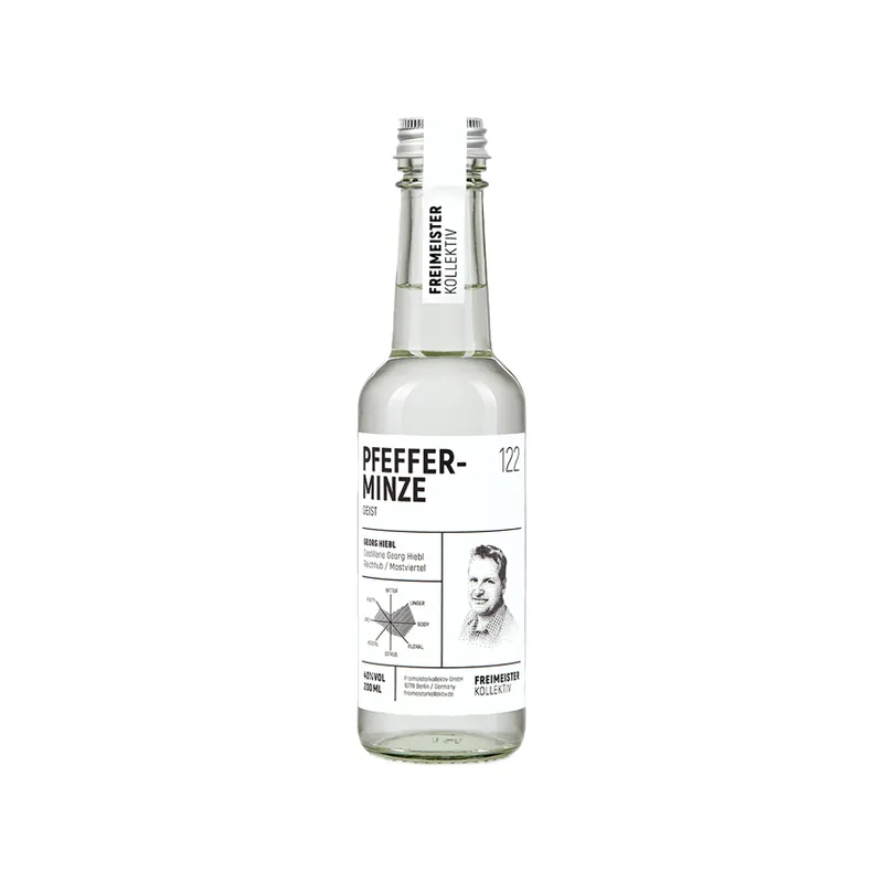 Freimeister Kollektiv Pfefferminze Geist 122 Georg Hiebl, 40% 20cl