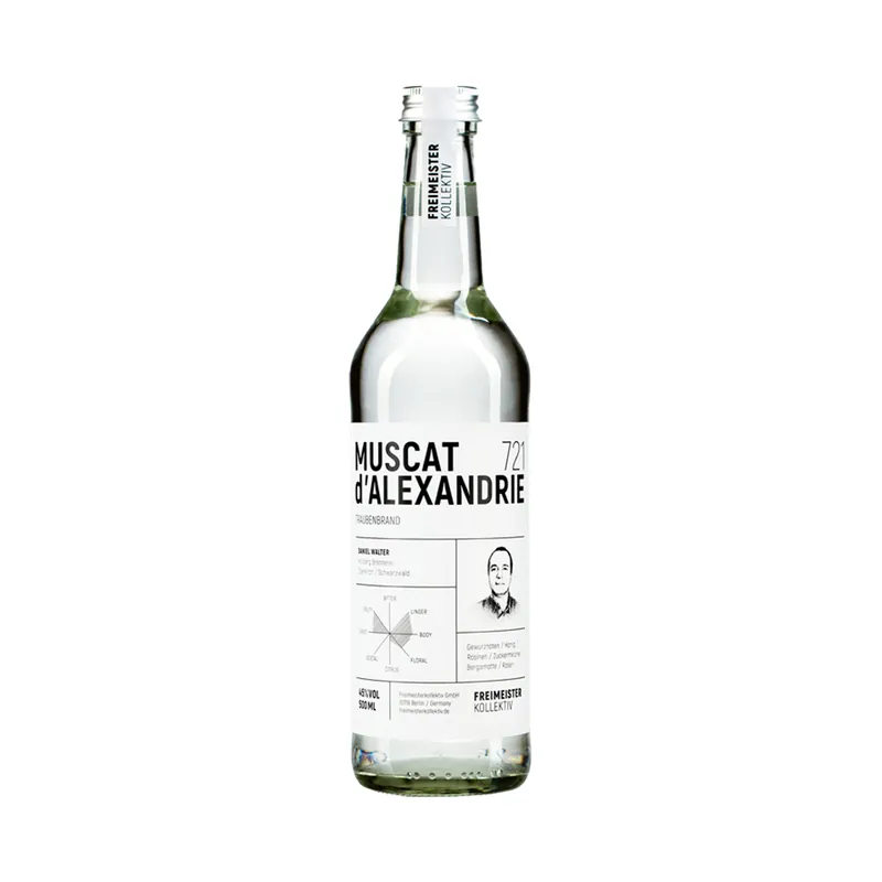 Freimeister Kollektiv Muscat d'Alexandrie 721 Traubenbrand Daniel Walter, 45% 50cl