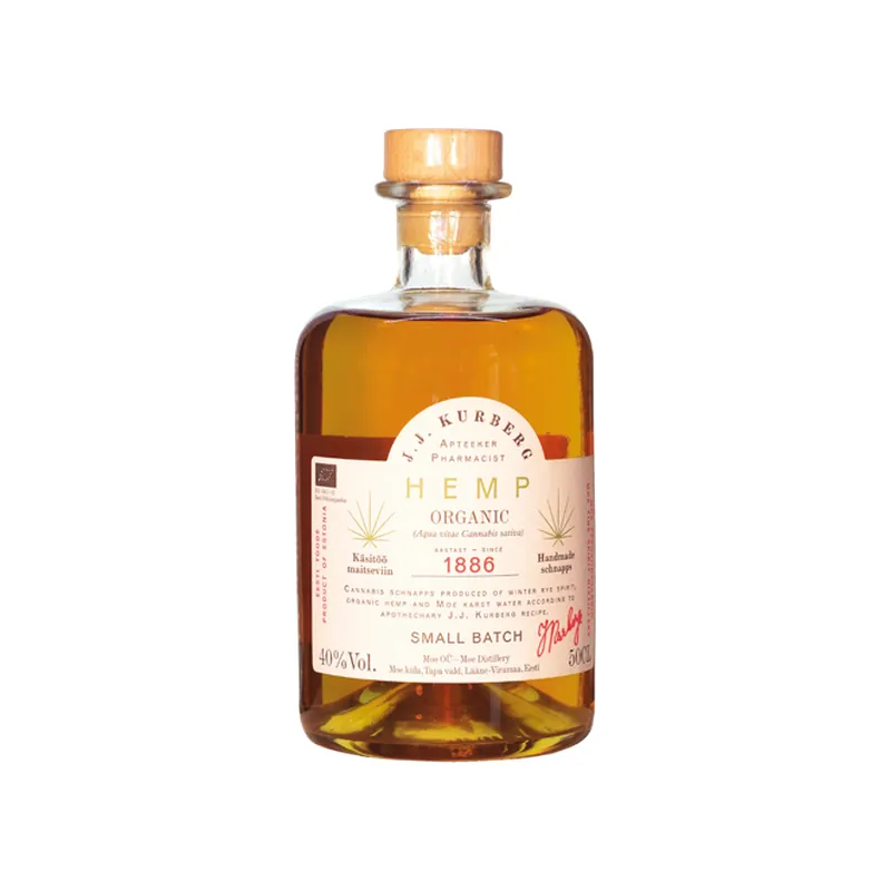 J.J.Kurberg Hemp Organic Schnapps, 40% 50cl