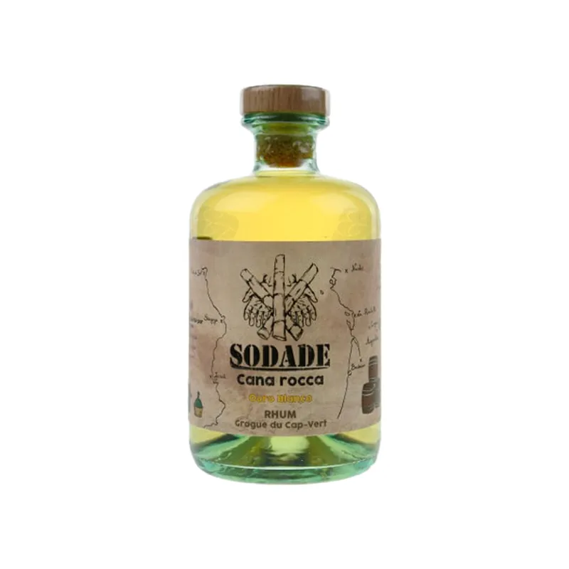 Sodade Cana Rocca Ouro Blanco Rhum - Grogue du Cap-Vert, 43.1% 50cl