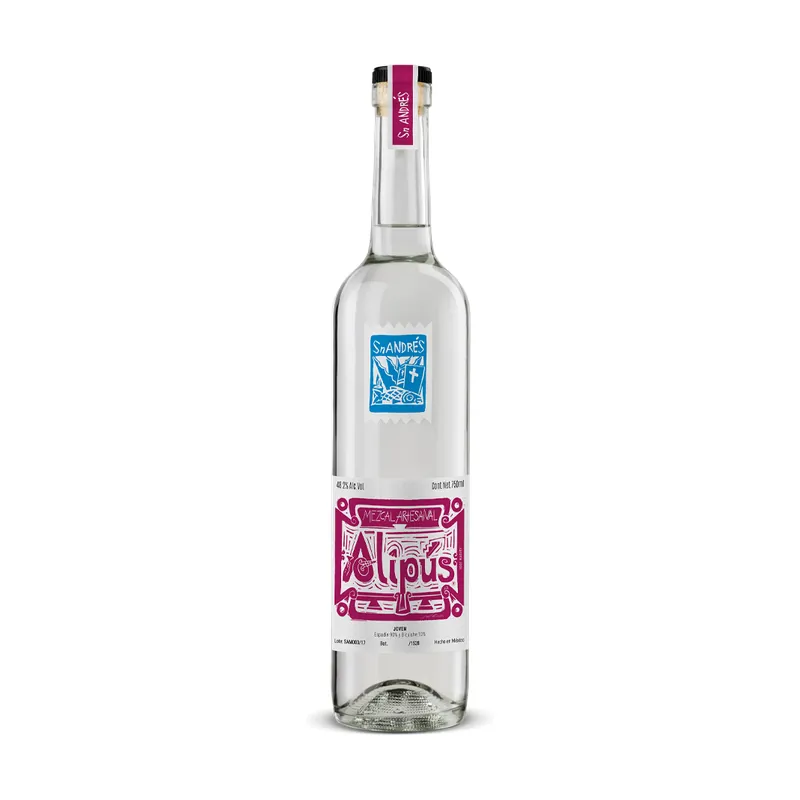Alipús San Andrés Espadín y Bicuishe Mezcal, 47.2% 70cl
