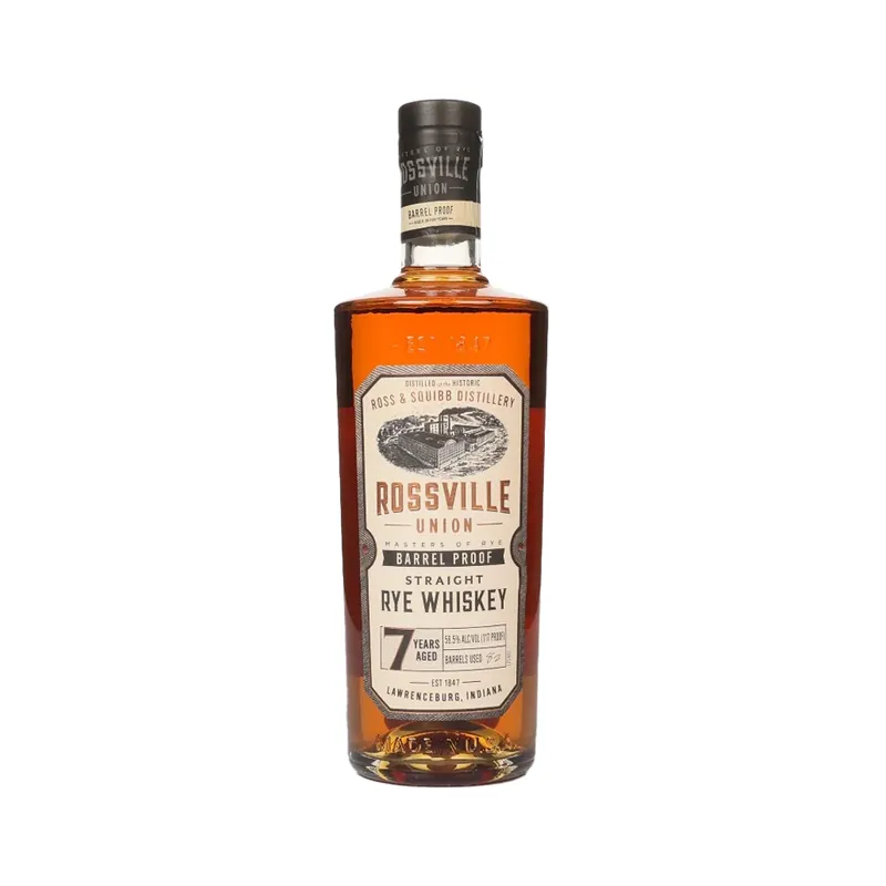Rossville Union 7 Year Old Barrel Proof Rye, 58.5% 70cl