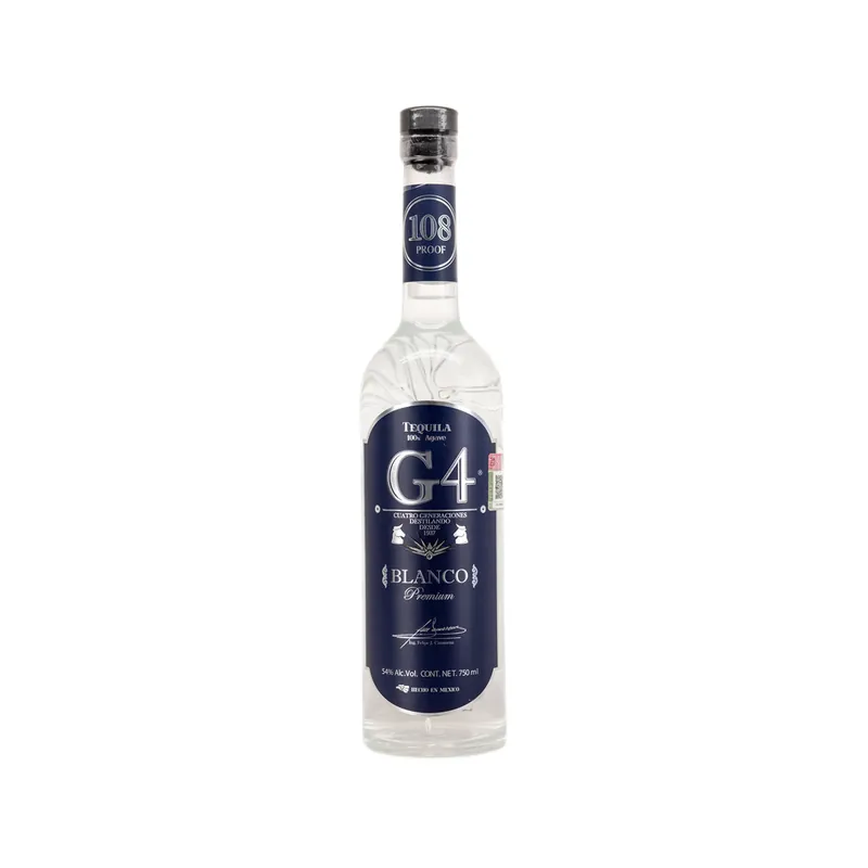 G4 Blanco High Proof 108   Tequila, 54% 75cl