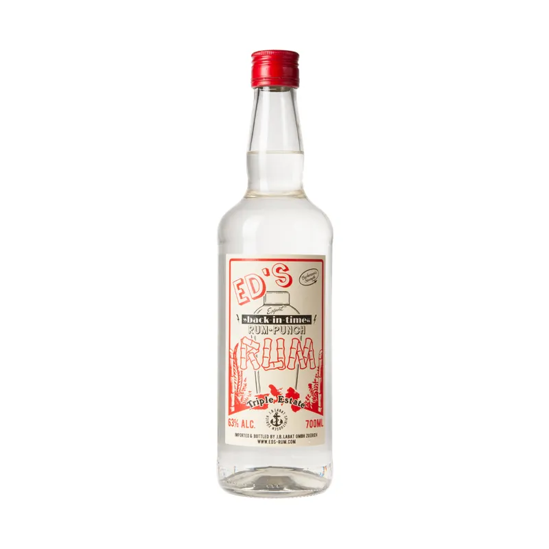 Ed's Rum Rum-Punch Rum  Barkeeper Strength, 63% 70cl