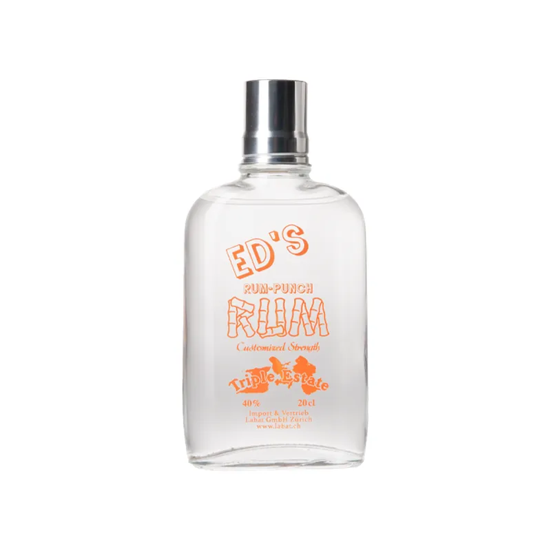 Ed's Rum Flachmann All Purpose Customised Strength, 40% 20cl