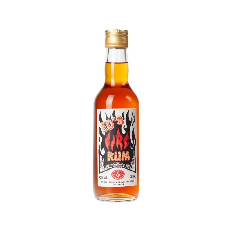 Ed's Rum  Fire Overproof Rum, 75% 35cl